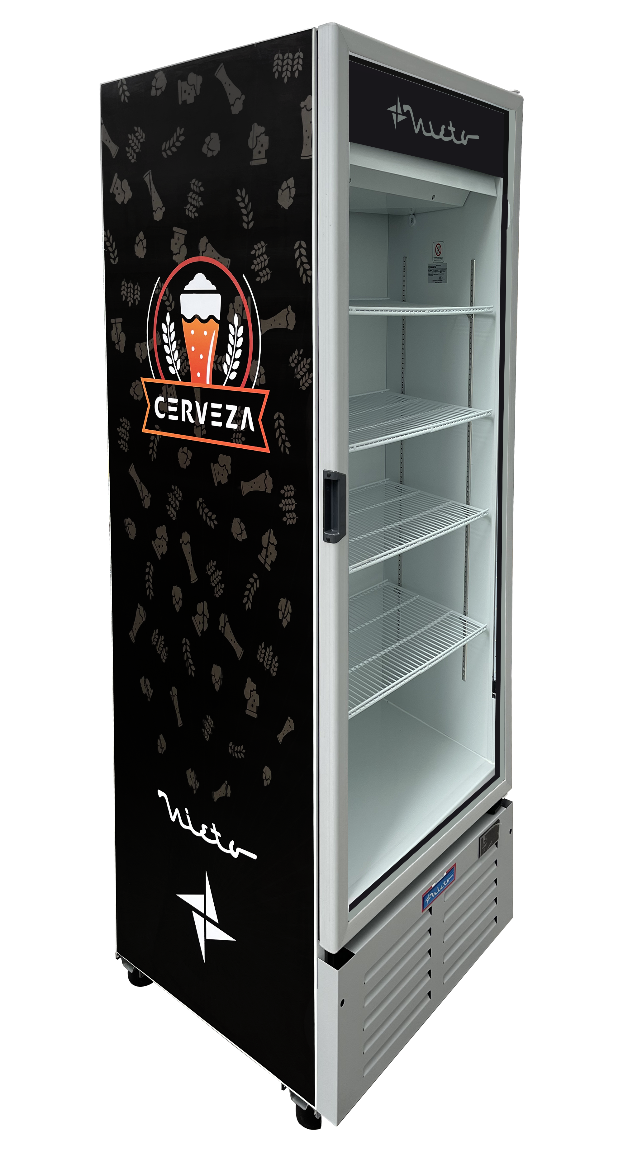 pub demanda Desventaja Refrigerador para Cerveza Nieto by Metalfrio VN50 1 Puerta de Vidrio -  Equipamiento Zeus