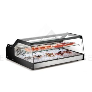 Migsa CW-128 Vitrina Refrigerada Sobre Mostrador Con Cristal Recto 689 X 874 X 419 Mm