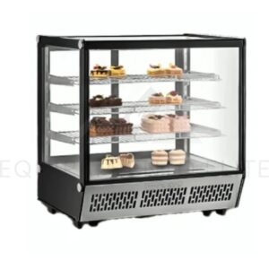 Migsa CW-295 Vitrina Refrigerada Cristal Recto Con 4 Niveles De Exhibición