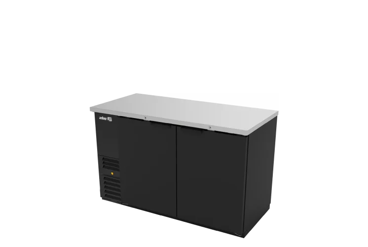 Asber ABBC-23-HC Refrigerador Contrabarra Vinil Negro 1 Puerta 9.6 Pies