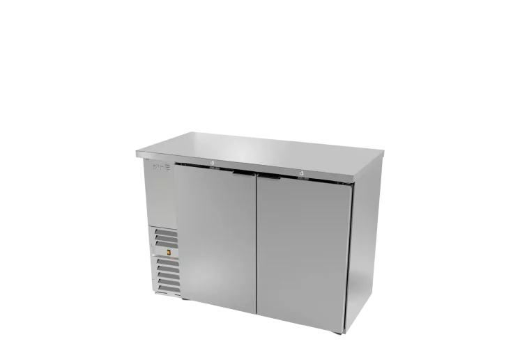 Asber ABBC-24-48-S-HC Refrigerado Contrabarra Acero Inox 2 Puertas 11.3 Pies