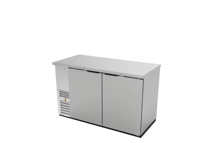 Asber ABBC-58-S-HC Refrigerador Contrabarra Vinil Negro 2 Puertas 19 Pies