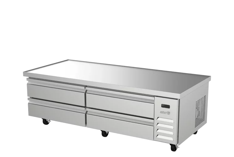 Asber ACBR-72-HC Base Chef Refrigerada 4 Cajones (8 Insertos 1/1-GN) Acero Inox