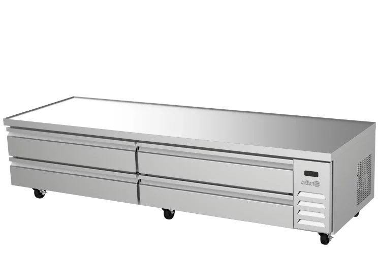 Asber ACBR-96-HC Base Chef Refrigerada 4 Cajones (12 Insertos 1/1-GN) Acero Inox