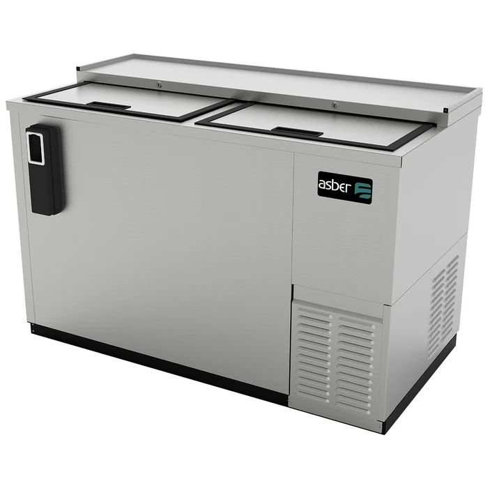 Asber ADBC-50-S-HC Botellero Refrigerado Acero Inox 2 Puertas 14.4 Pies