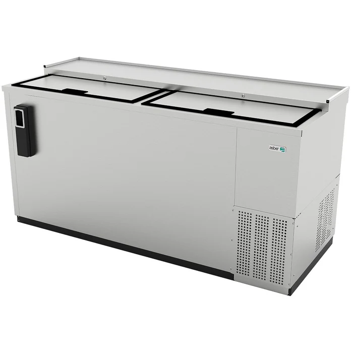 Asber ADBC-65-S-HC Botellero Refrigerado Acero Inox 2 Puertas 20.9 Pies