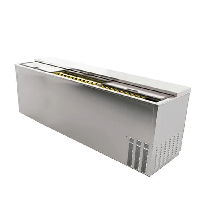 Asber ADBC-80-S-HC Botellero Refrigerado Acero Inox 3 Puertas 25.7 Pies