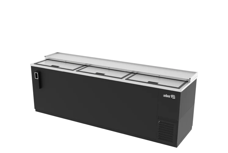 Asber ADBC-94-HC Botellero Refrigerado Vinil Negro 3 Puertas 30.1 Pies