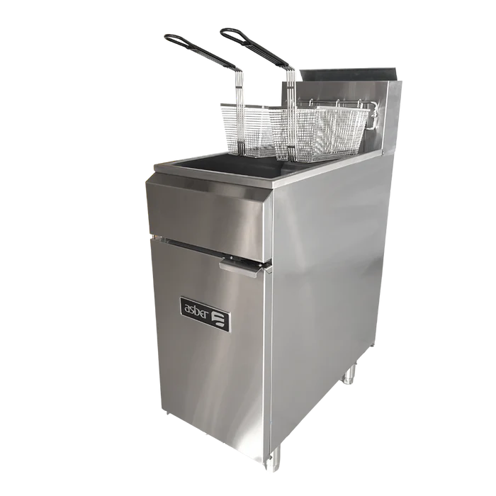 Asber AEF-50-S-LPG – Freidora Gas 1 Tina 50 Lbs – Restaurant Line