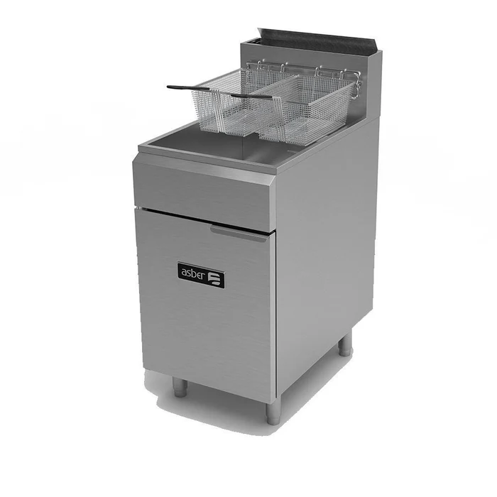 Asber AEF-75-S-LPG – Freidora Gas 1 Tina 75 Lbs – Restaurant Line