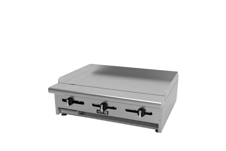 Asber AEMG-36-EM-LPG – Plancha Manual Gas 36” Placa 1” – Emerald Line