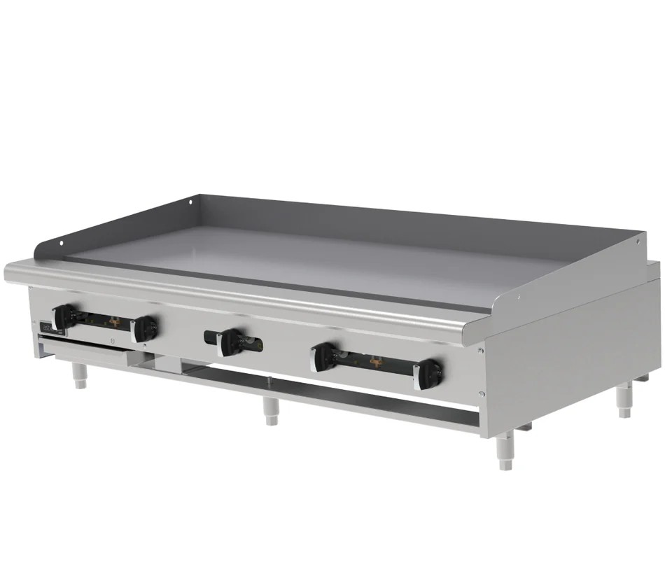 Asber AEMG-60-EM-LPG – Plancha Manual Gas 60” Placa 1” – Emerald Line
