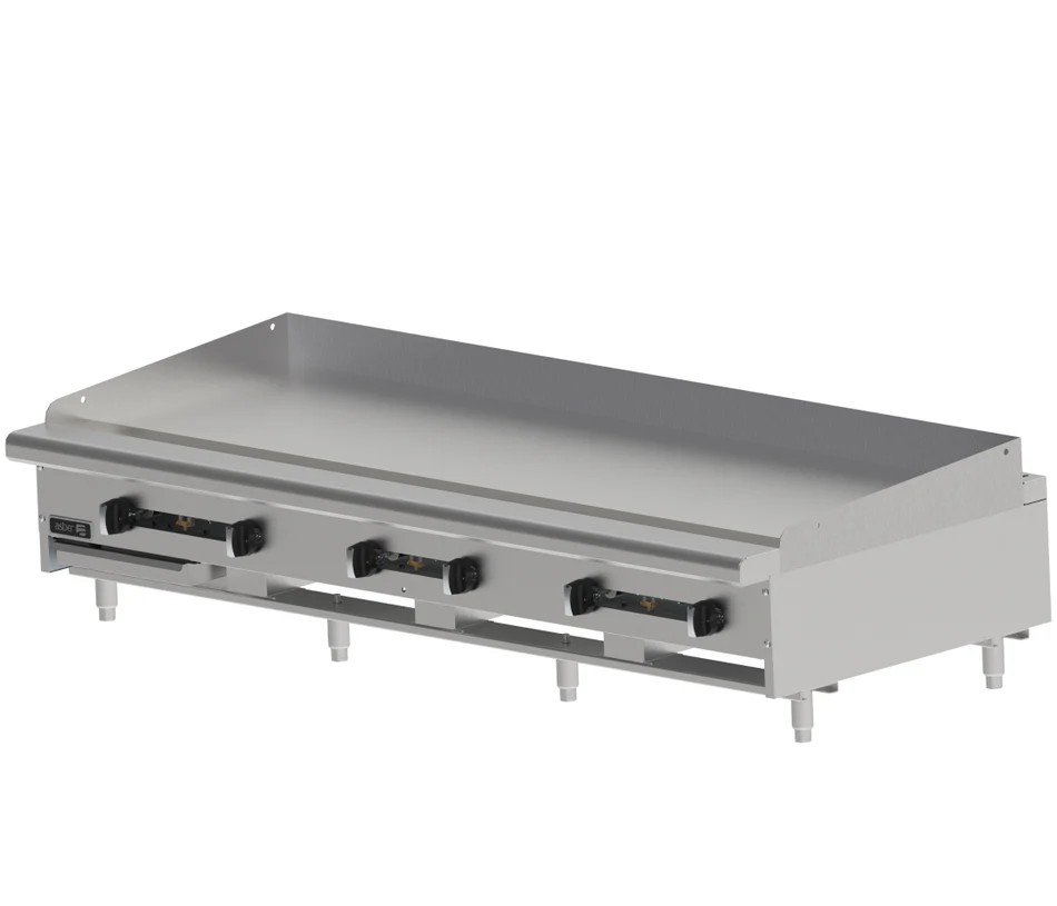 Asber AEMG-72-EM-NG – Plancha Manual Gas 72” Placa 1” – Emerald Line