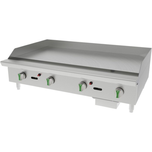 Asber AETG-48-EM-LPG – Plancha Termostática Gas 48” Placa 1” – Emerald Line