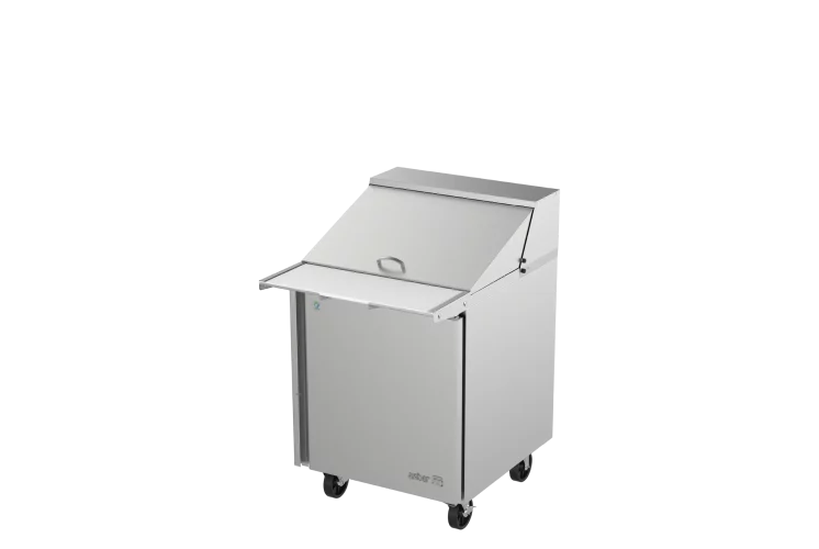 Asber APTM-27-12-HC Mesa Refrigerada Para Preparación 1 Puerta Acero Inox 6.9 Pies