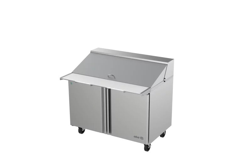 Asber APTM-48-18-HC Mesa Refrigerada Para Preparación 2 Puertas Acero Inox 13.3 Pies