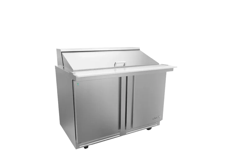 Asber APTM-48-18-P-HC Mesa Refrigerada Para Preparación 2 Puertas Acero Inox 13.3 Pies
