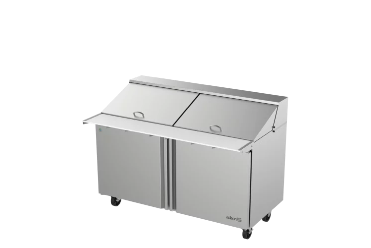 Asber APTM-60-24-HC Mesa Refrigerada Para Preparación 2 Puertas Acero Inox 16.8 Pies