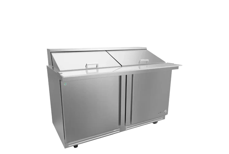 Asber APTM-60-24-P-HC Mesa Refrigerada Para Preparación 2 Puertas Acero Inox 16.8 Pies