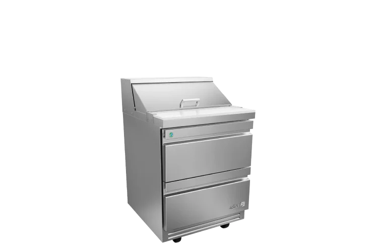 Asber APTS-27-8-D2-P-HC Mesa Refrigerada Para Preparación Ensaladas Premium 2 Cajones Acero Inox 9.5 Pies