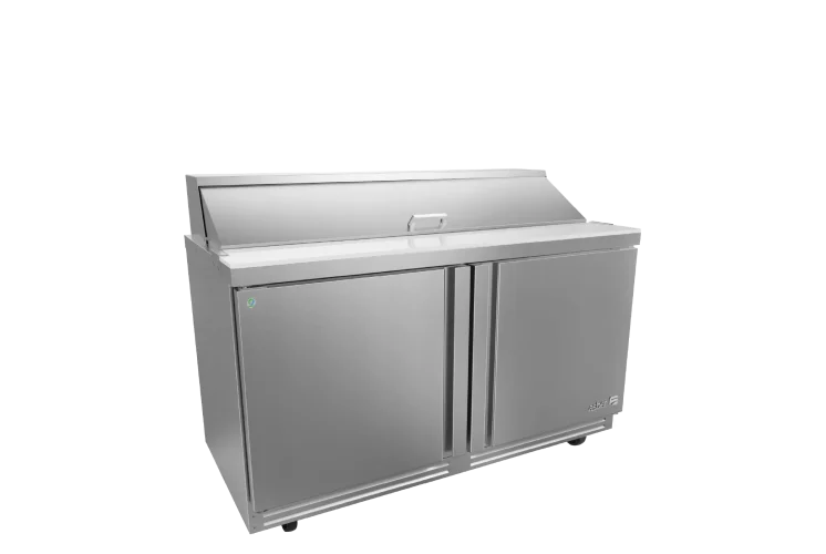 Asber APTS-60-16-P-HC Mesa Refrigerada Para Preparación Ensaladas 2 Puertas Acero Inox 16.8 Pies