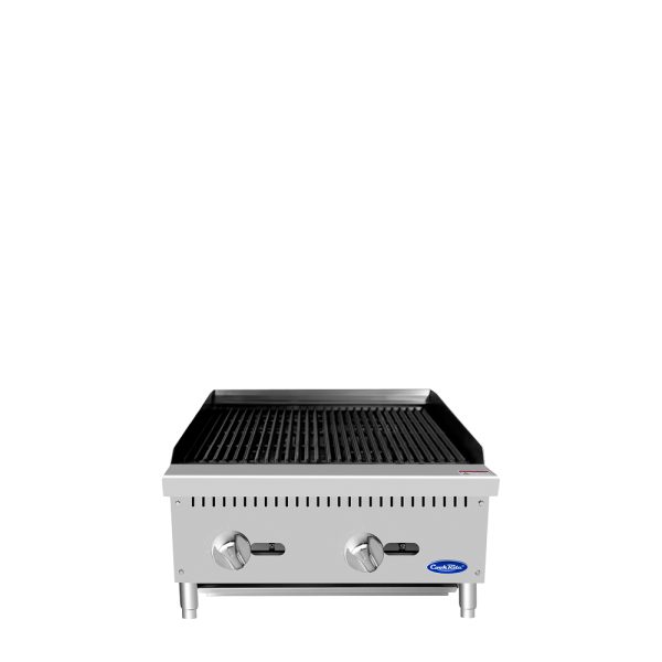 COOK RITE ATCB-24 Asador de Piedra 24" 2 Quemadores