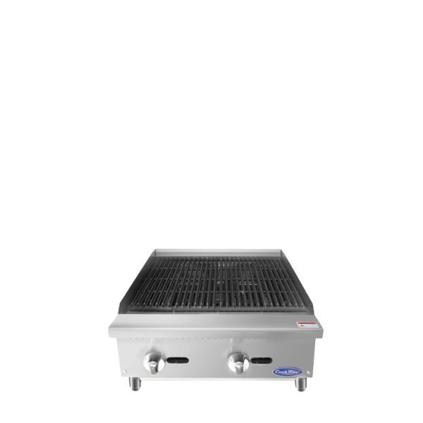 COOK RITE ATRC-24 Asador Radiante 24" 2 Quemadores