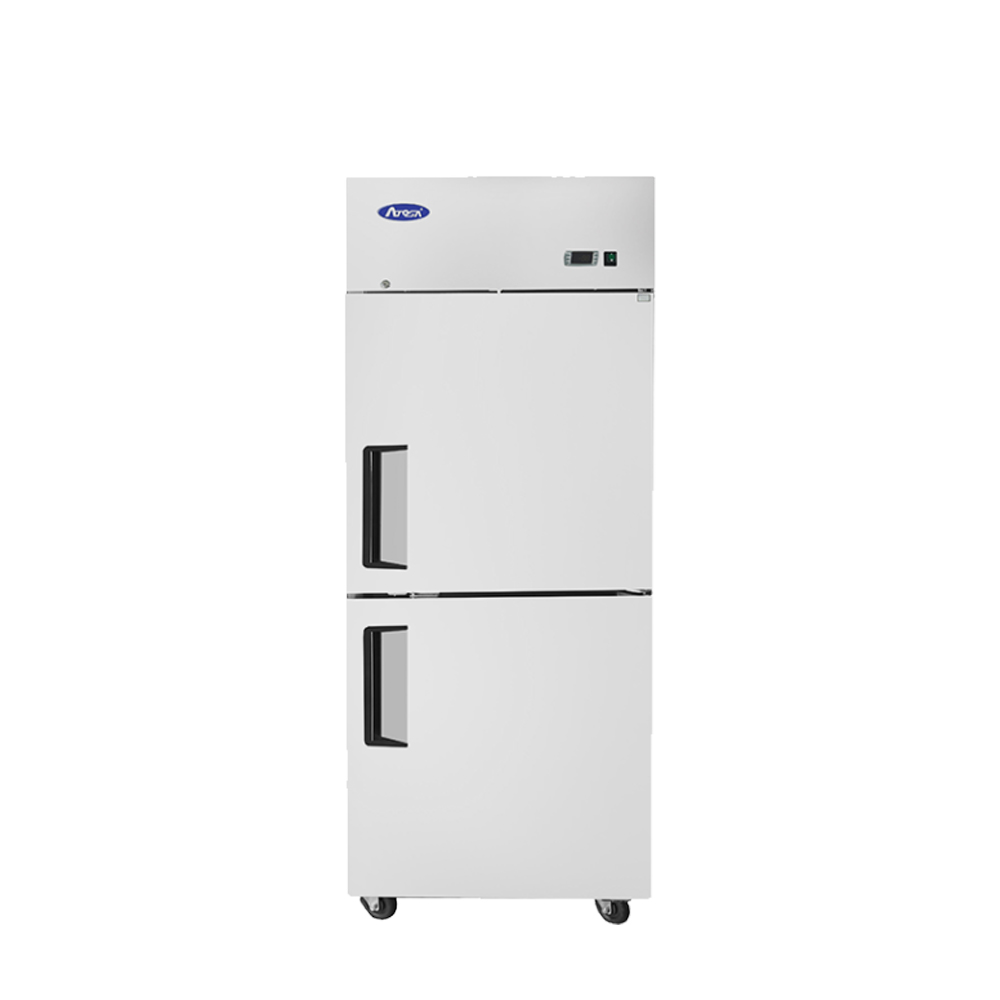 Atosa MBF8010GR Refrigerador 2 Puertas Divididas Montaje Superior