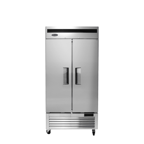 Atosa MBF8502GR Congelador "Slim" Acero Inox 2 Puertas Sólidas