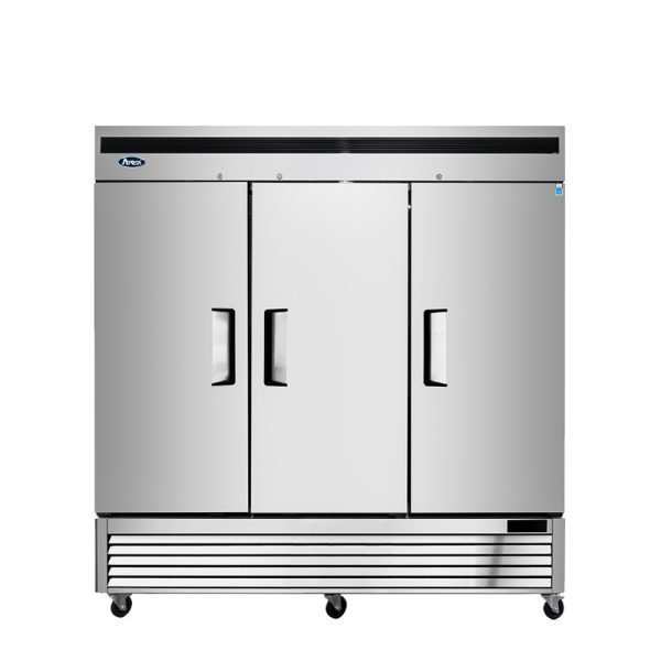 Atosa MBF8508GR Refrigerador Acero 3 Puertas Solidas
