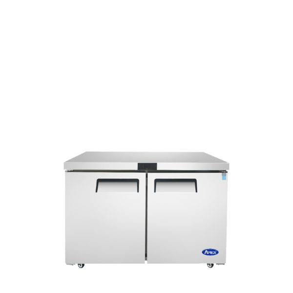 Atosa MGF8403GR Mesa Bajo Cubierta Refrigerada 2 Puertas 60"