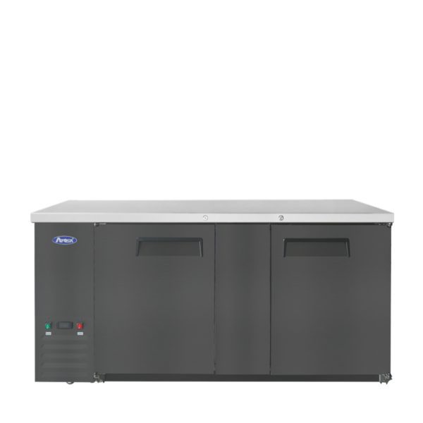 Atosa SBB69GRAUS2 Contra Barra De 69" Con Fondo De 24" Puertas Sólidas