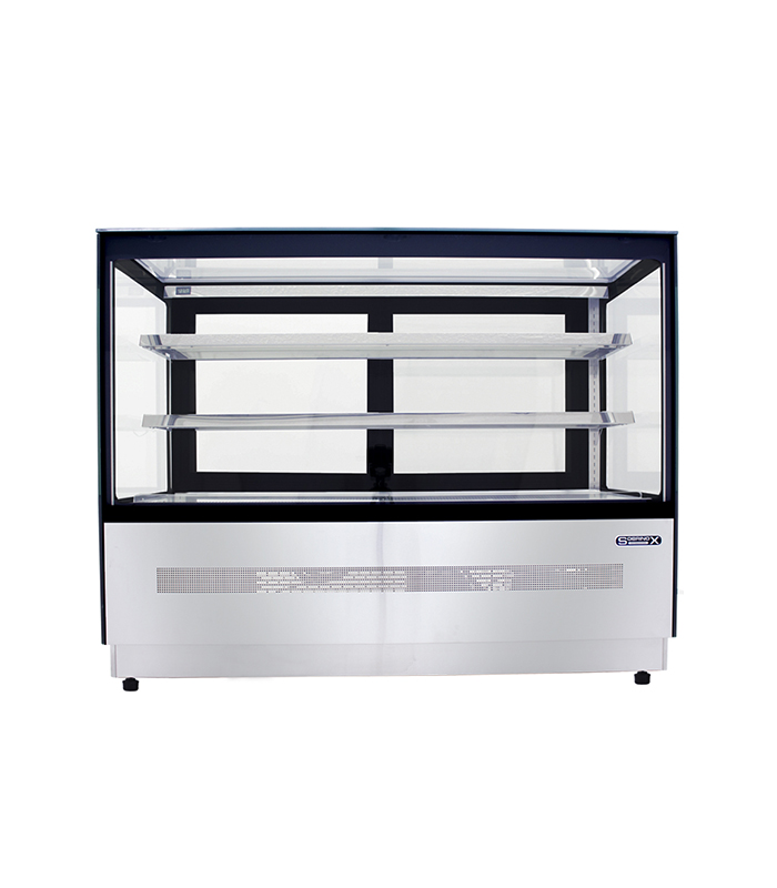 Atosa WDF097F Vitrina A Piso Vidrio Recto 0.90 M