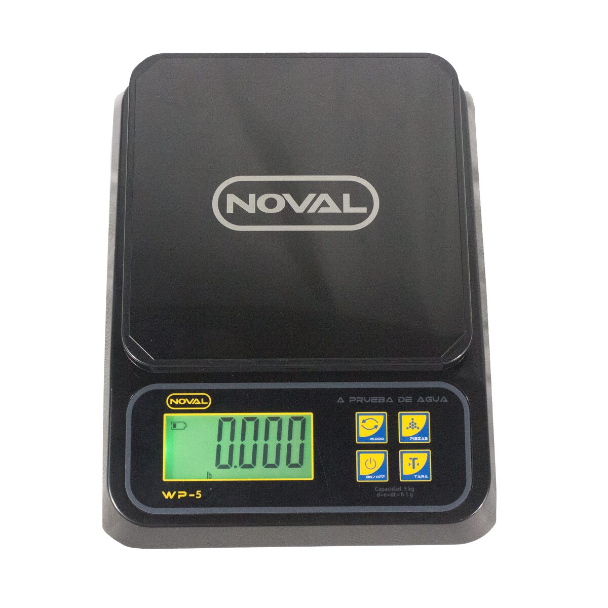 Báscula digital NOVAL WP-5 de 5kg a 0.1gr de precisión aprueba de agua "IP68"
