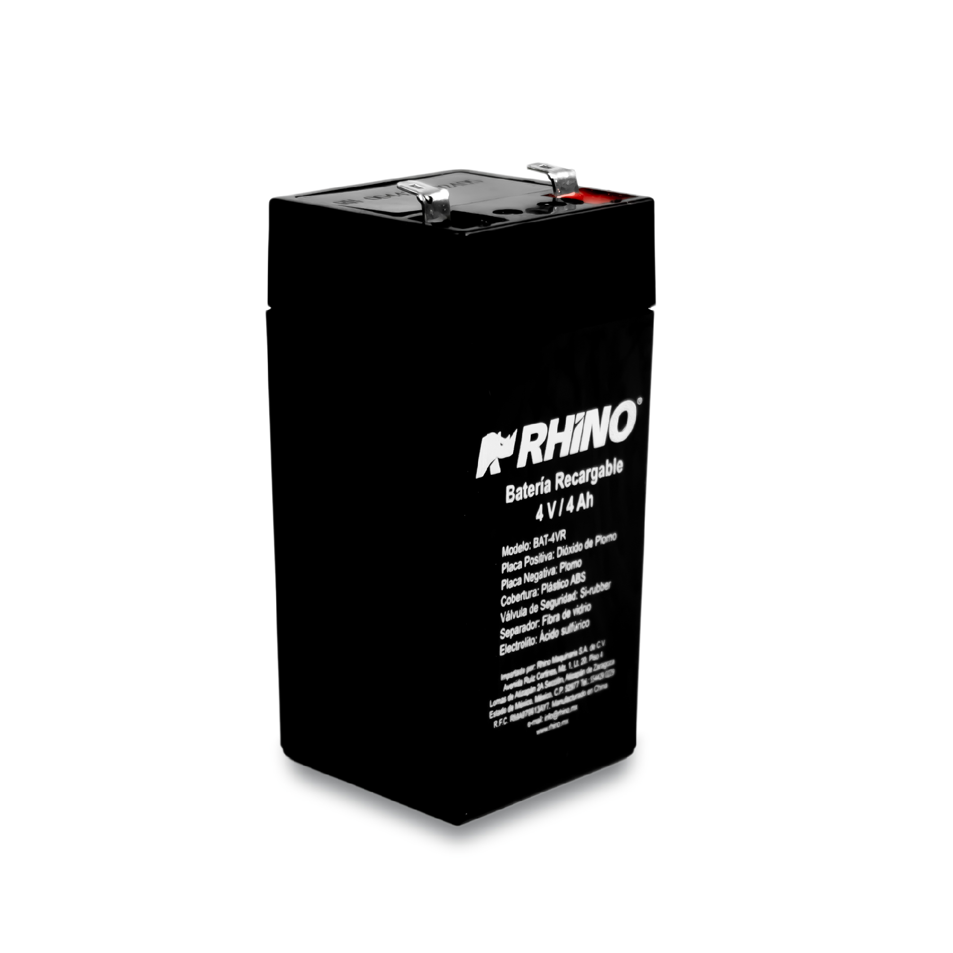 Rhino BAT-4VR Bateria Recargable 4V / 4Ah