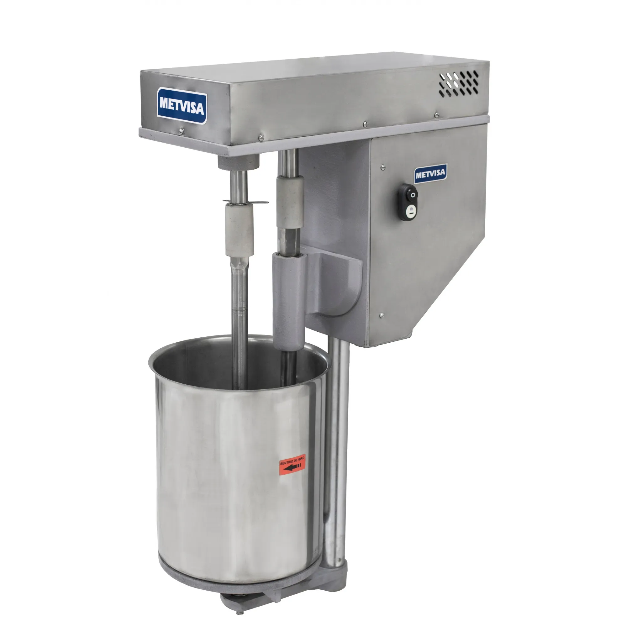 Batidora para Crema de Helados en Acero Inoxidable capacidad de 16 litros