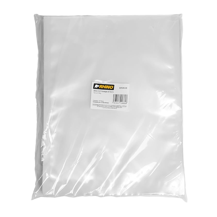 Rhino BOVAC-33 Bolsa para Empacado al Vacío 25 x 33 cm