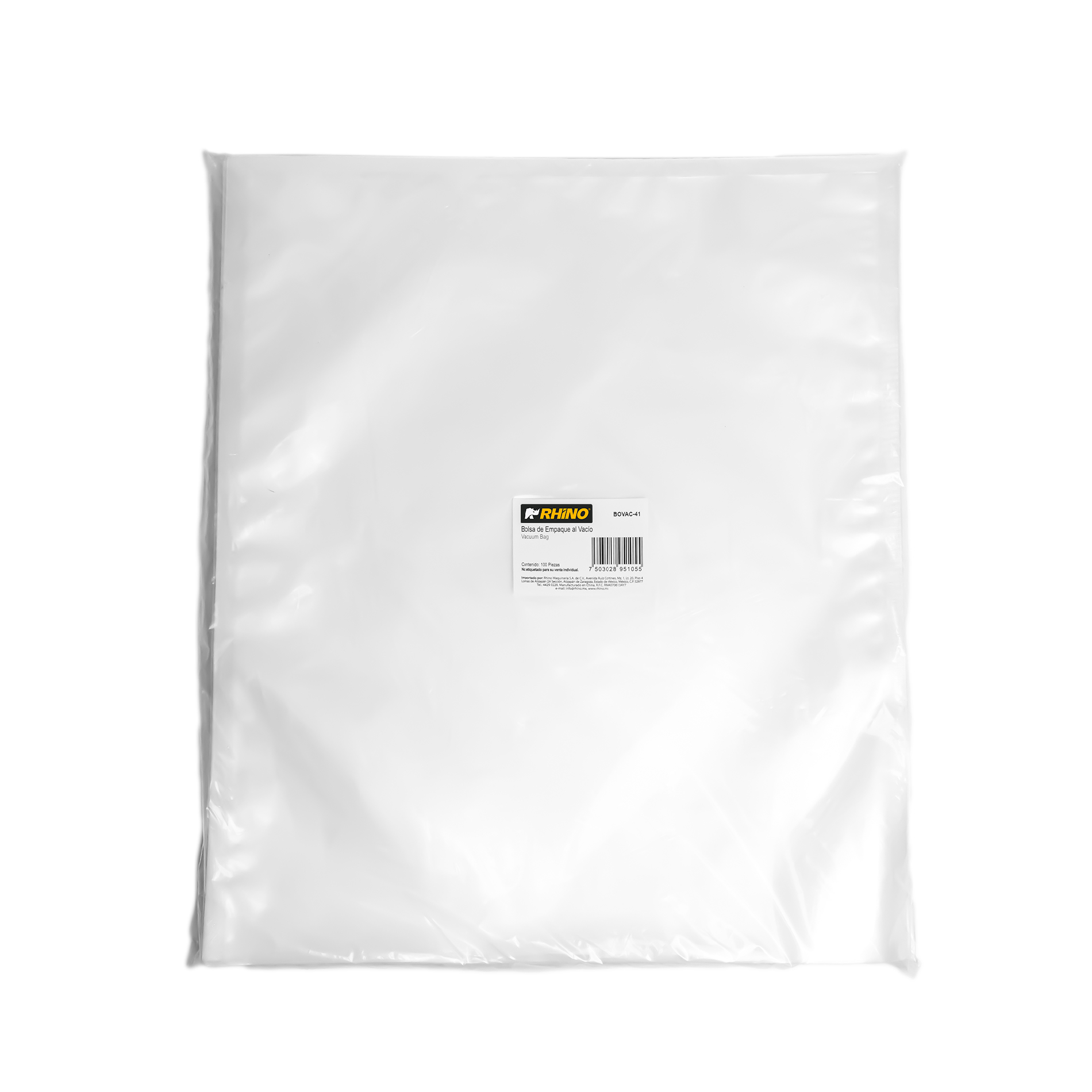 Rhino BOVAC-41 Bolsa para Empacado al Vacío 35 X 41 cm
