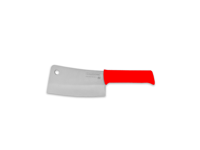 Rhino CALEDONIA CACHU-8R Hachuela 8”, filo profesional, mango ergonómico, color rojo.