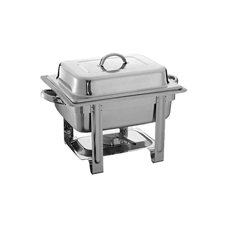 Rhino CALEDONIA CHEME-4 Chafer rectangular económico, fabricado en acero inoxidable,
43 x 30 x 32 cm.