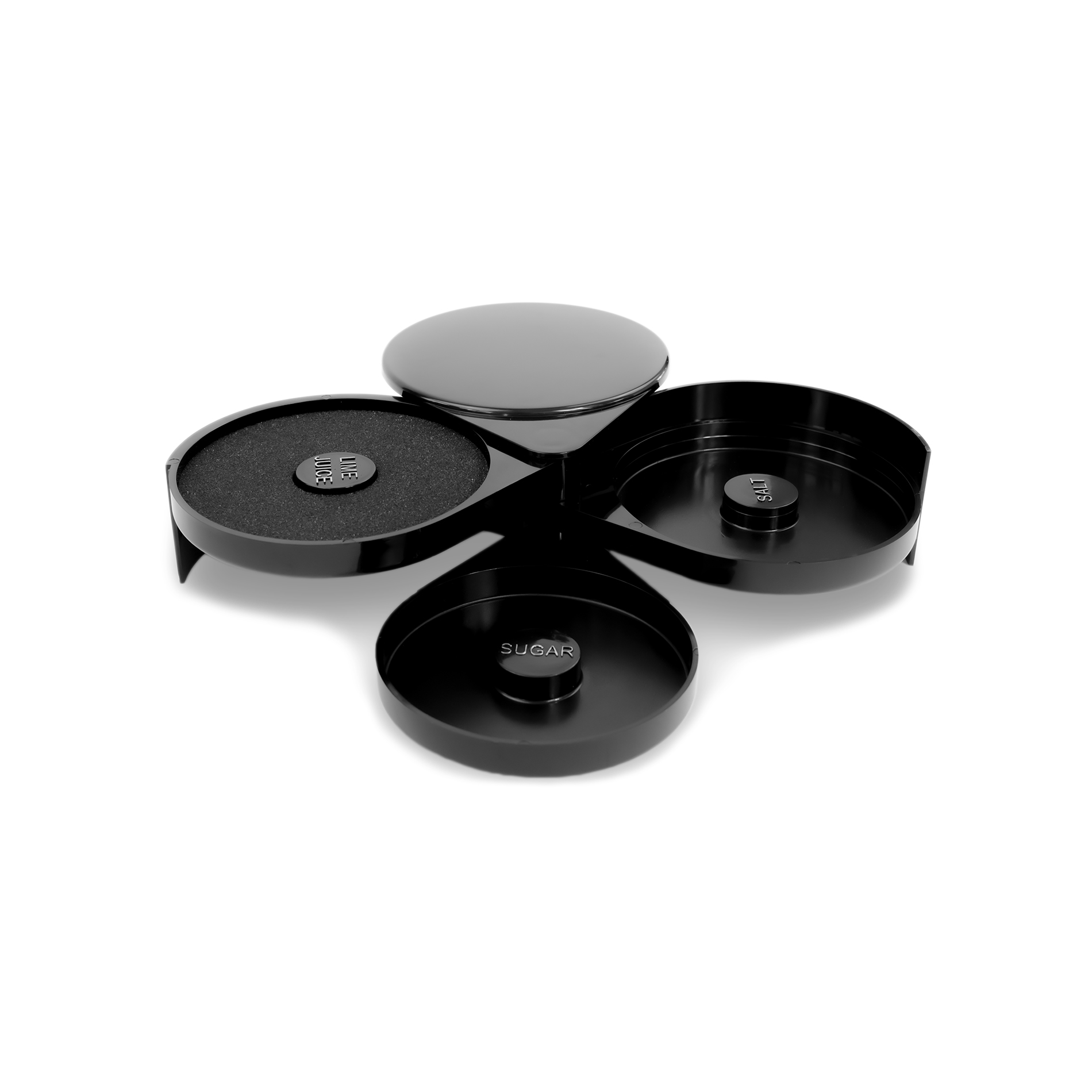 Rhino CALEDONIA ESVA-3 Escarchador de vasos con 3 bandejas giratorias y esponja.