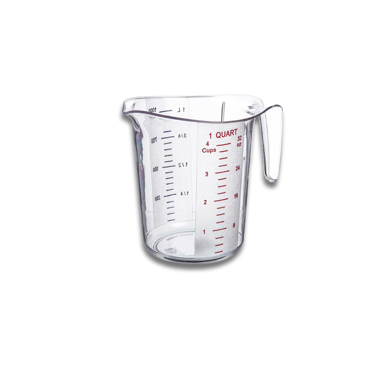 Rhino CALEDONIA JAPOME-1000  Jarra de policarbonato medidora graduada, capacidad de 1 litro.