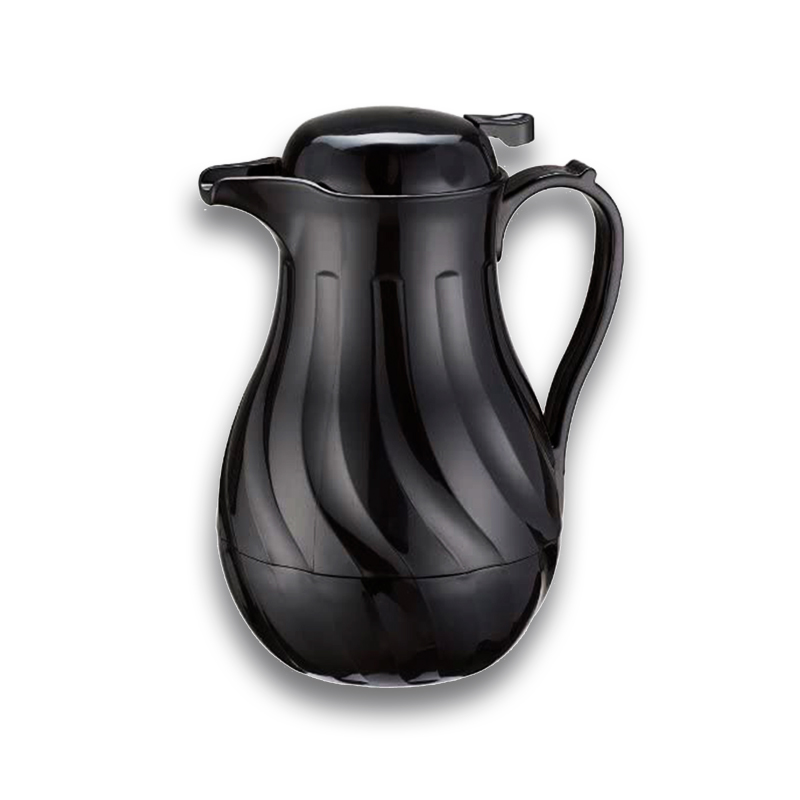 Rhino CALEDONIA JAPOTER-1800 Jarra de policarbonato térmica, color negro, capacidad de 1.8 litros.