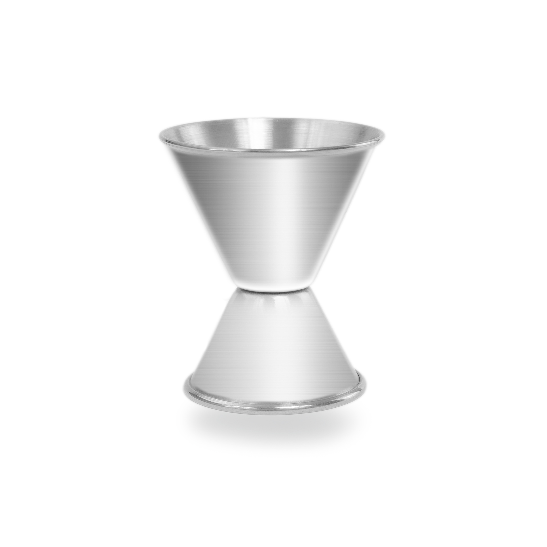 Rhino CALEDONIA JIG-2 Medidor para bebidas doble de acero inoxidable 1 y 2 oz. (30 y 60 ml).