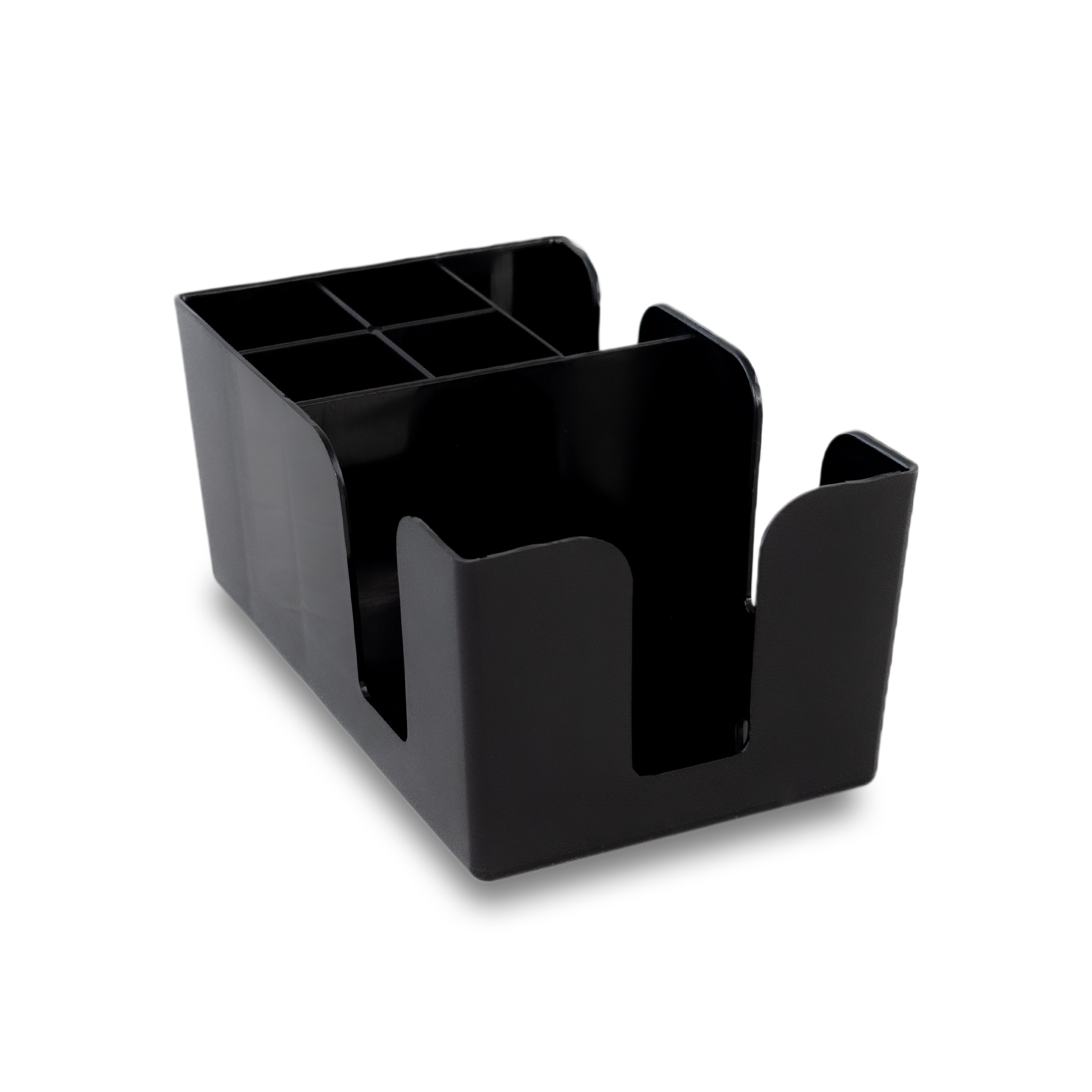 Rhino CALEDONIA ORME-6  Organizador para mesa con 6 compartimientos, color negro, 14 x 24 cm. 1