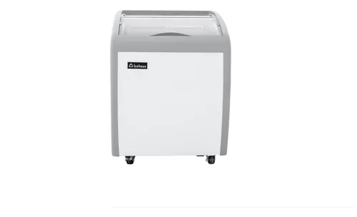 Icehaus CHPC-160 Congelador puerta de cristal curva 5.5 pies