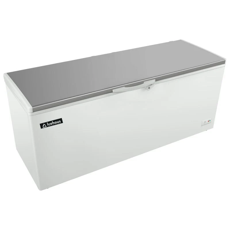 Icehaus CTC-20-SS Congelador y refrigerador tapa cofre acero inoxidable