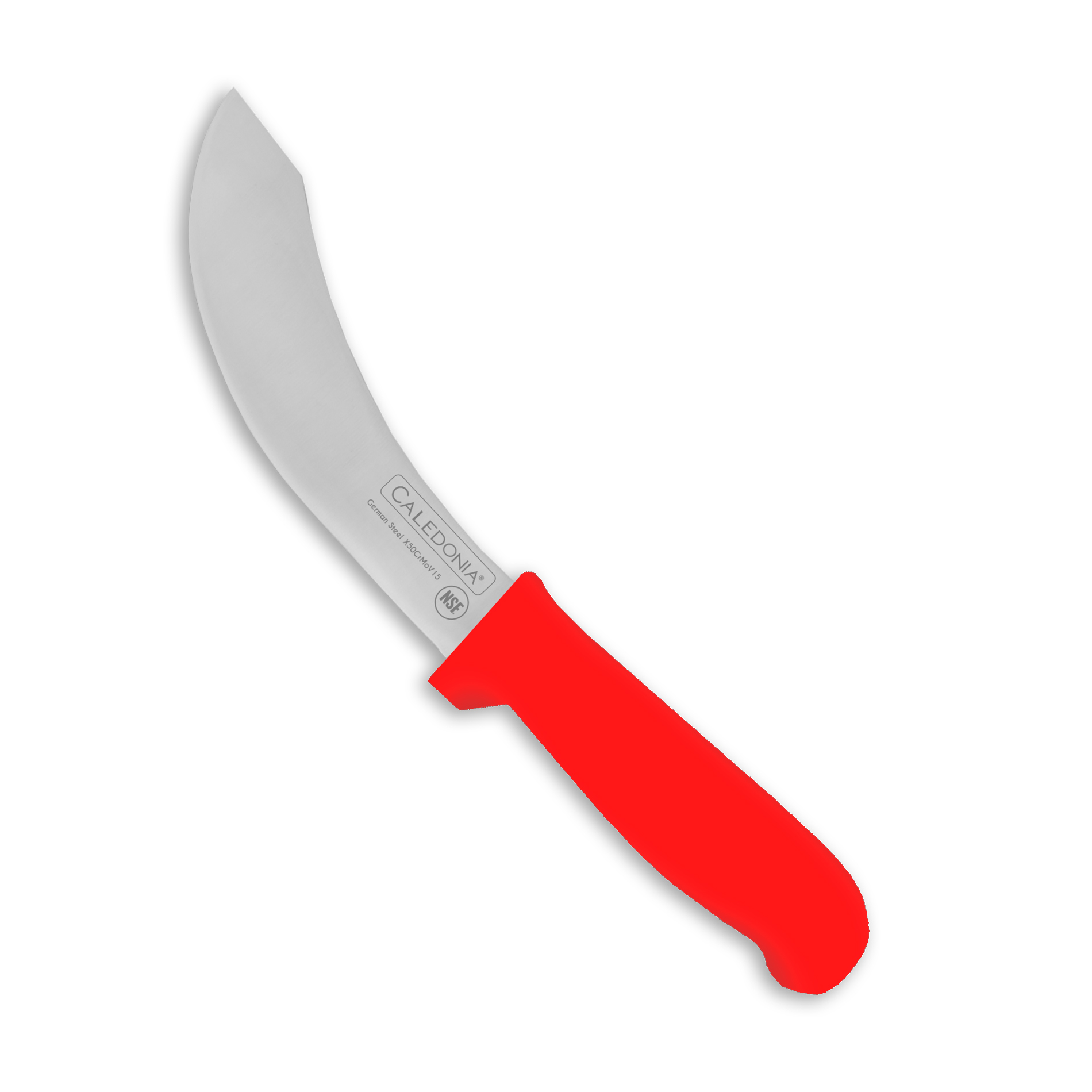 Rhino CALEDONIA CADES-6R Cuchillo deslonjador 6”, filo profesional, mango ergonómico, color rojo.