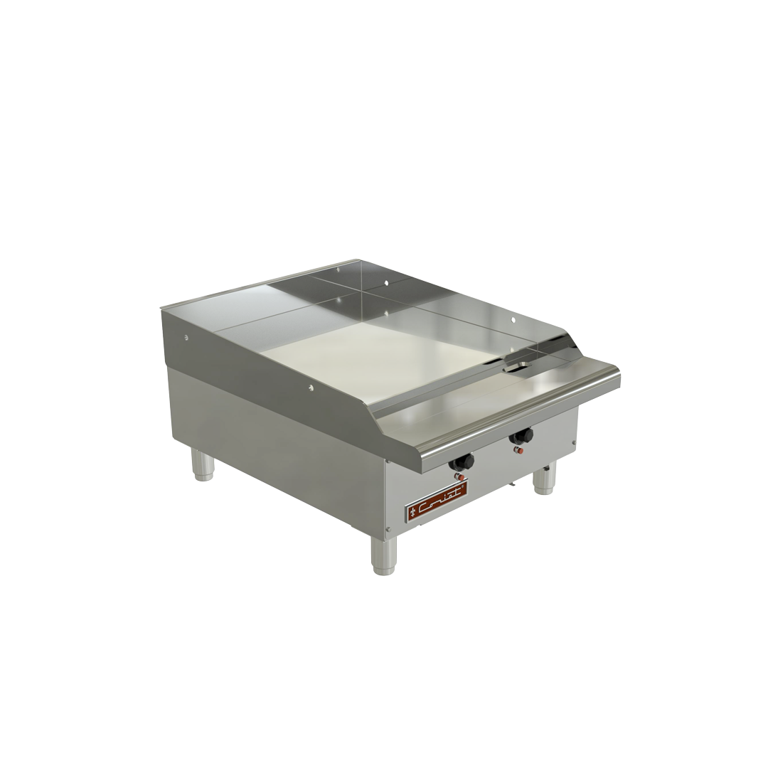 Coriat CV-2-E MÁSTER Plancha Eléctrica 2 Resistencias, 6700W, 220V, Termostato Ajustable de 50 a 300°C