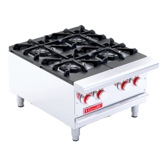 Coriat PCV-4 DE MESA HD Parrilla 4 Quemadores Abiertos